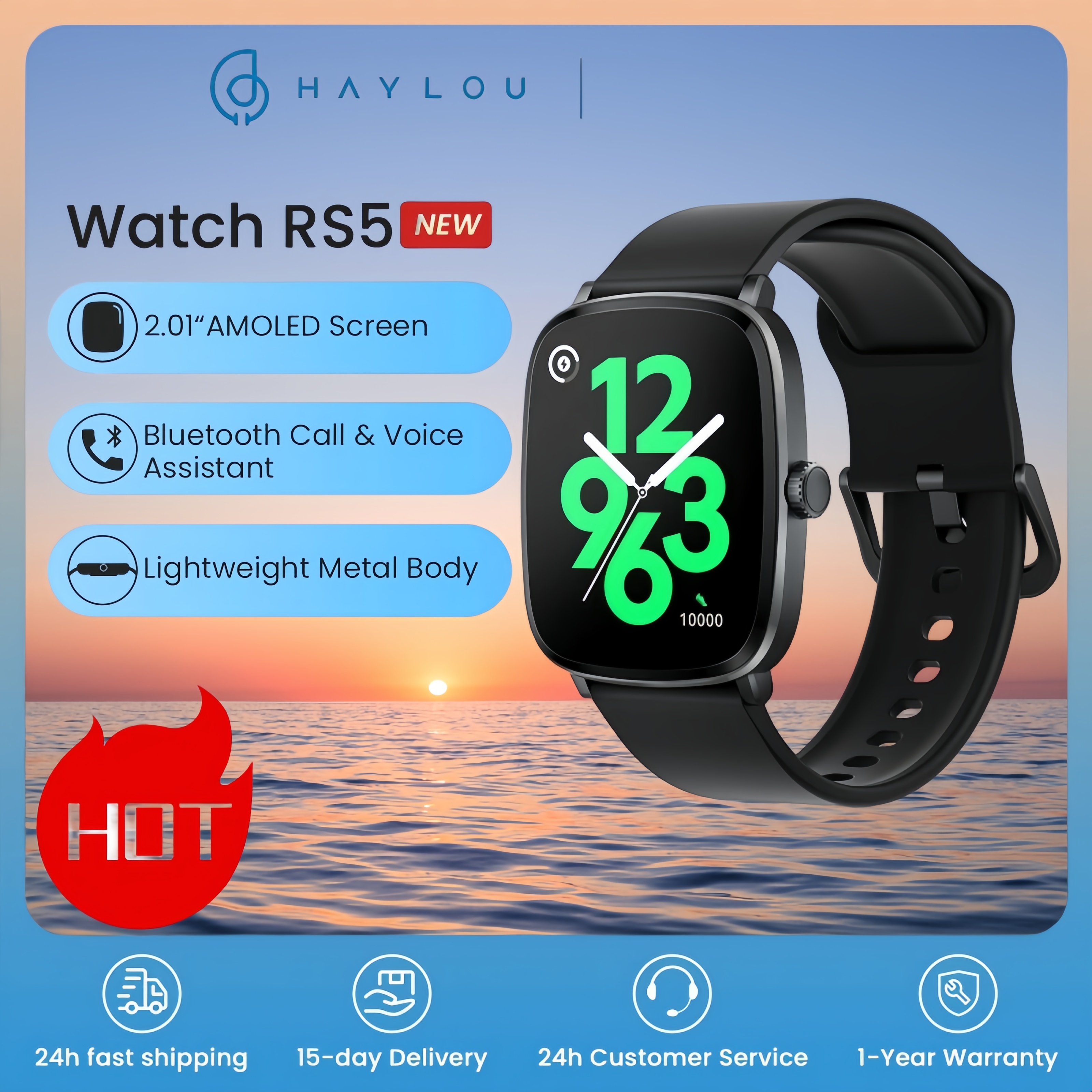 HAYLOU Watch RS5 Smartwatch 2. - Smartwatch Health Watches incelemesi ve fiyatı