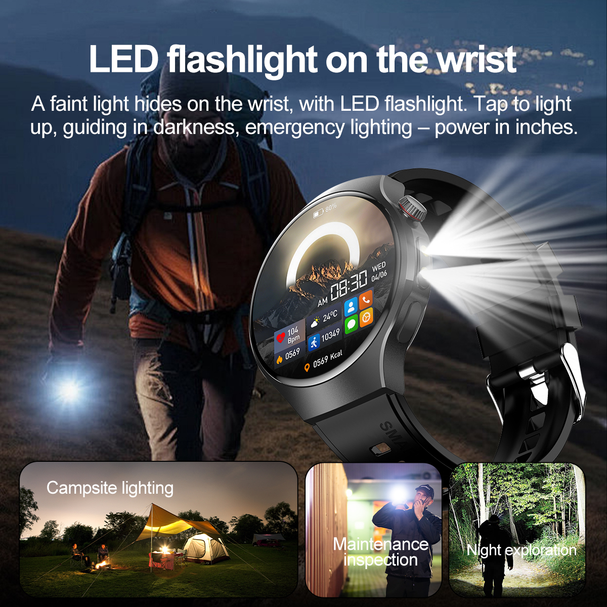 2025 New Outdoor Sports Smart  - Smartwatch Running Watches For Men incelemesi ve fiyatı