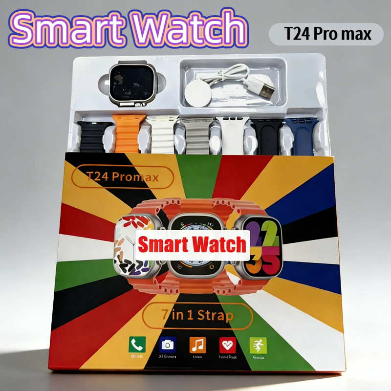 T24 Pro max Smart Watch 7 in 1 - Smartwatch Sports Watches For Women incelemesi ve fiyatı
