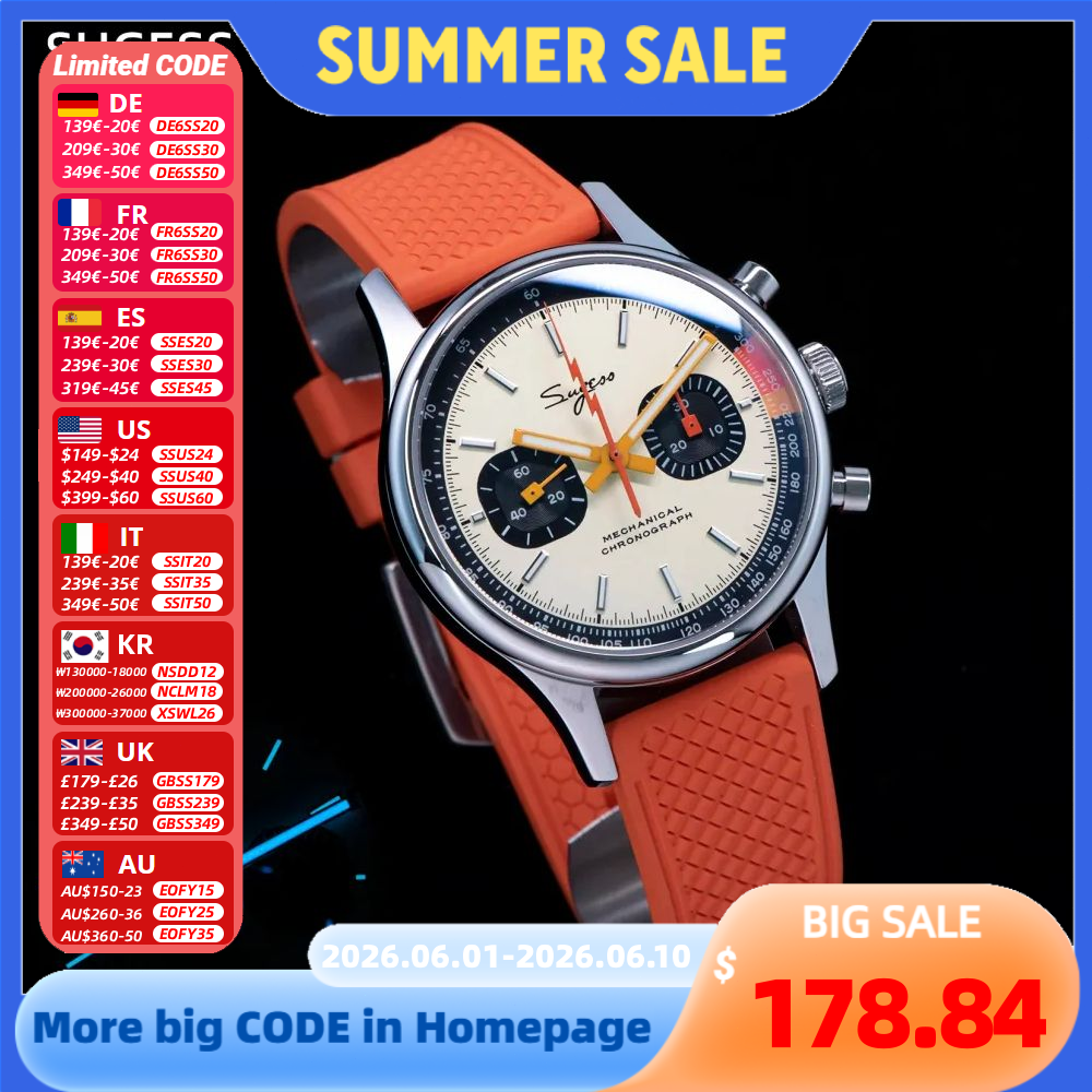 Sugess Pilot Mechanical Watch  - Diesel Watches Smartwatch incelemesi ve fiyatı