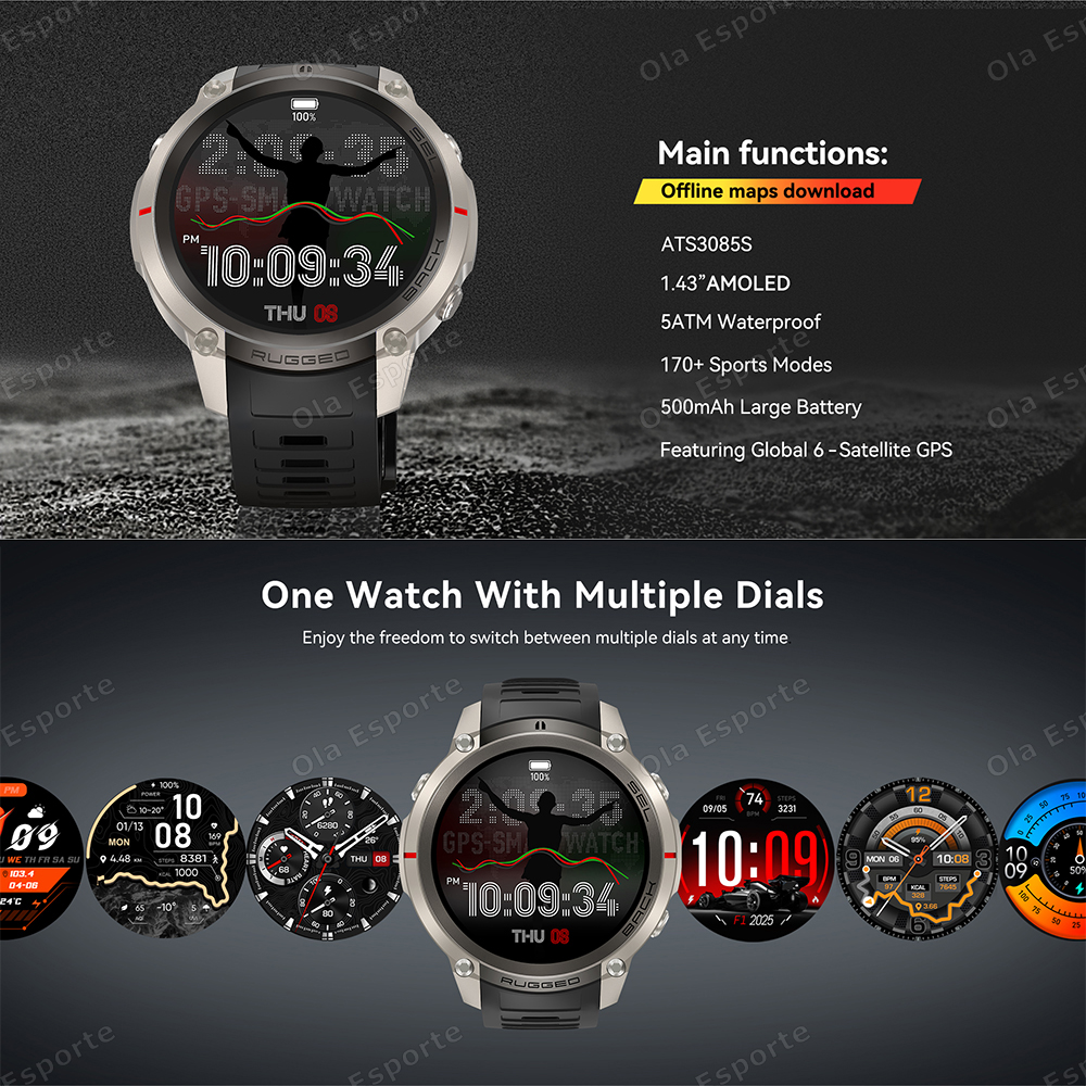 New Built-in GPS Smart Watch 5 - Smartwatch Running Watches For Men incelemesi ve fiyatı