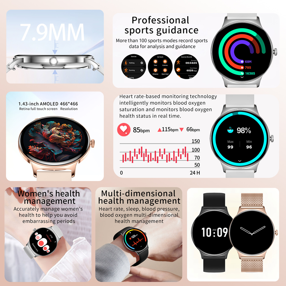 ChiBear Ultra Thin Fashion Sma - Smartwatch Sports Watches For Women incelemesi ve fiyatı