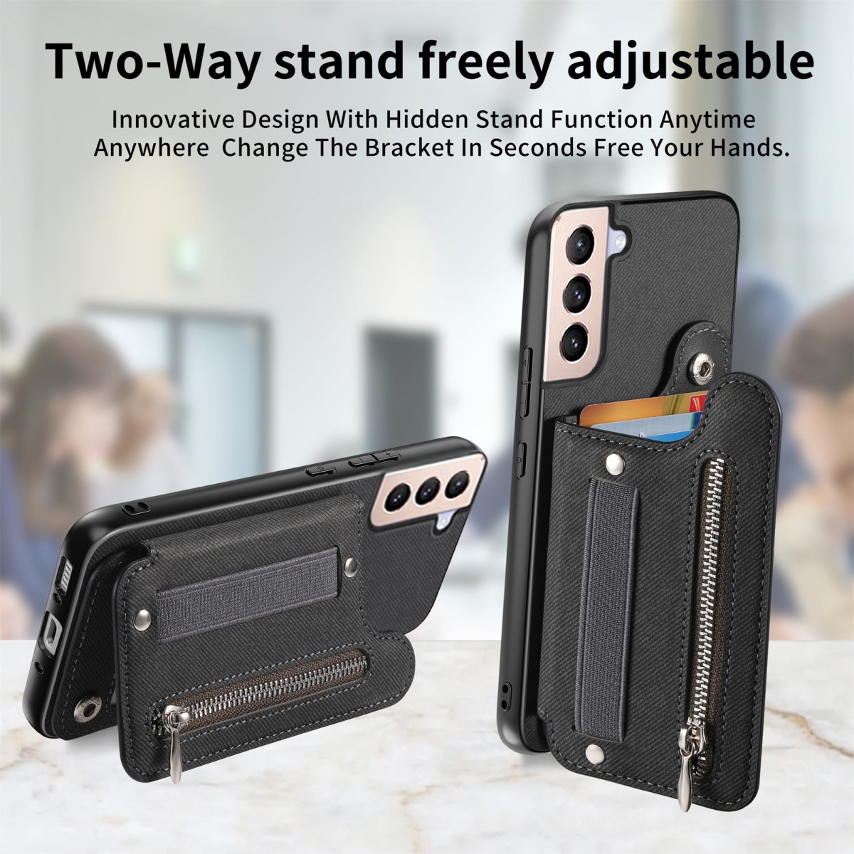 Flip Card Bag Phone Case For S - Samsung Galaxy Strap incelemesi ve fiyatı