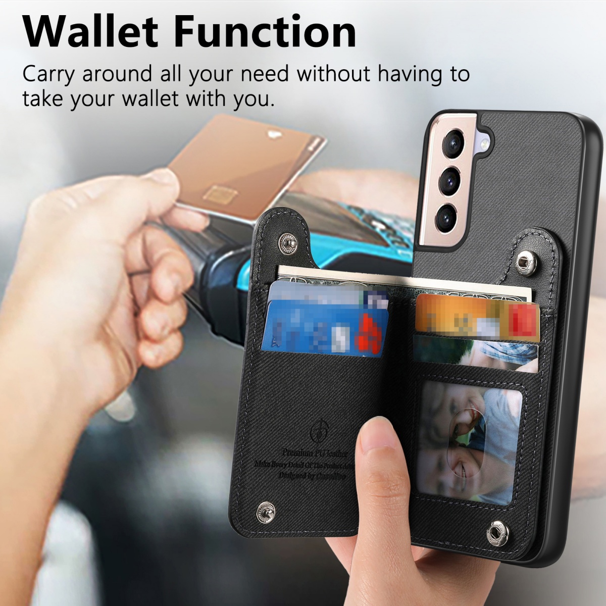Flip Card Bag Phone Case For S - Samsung Galaxy Strap incelemesi ve fiyatı
