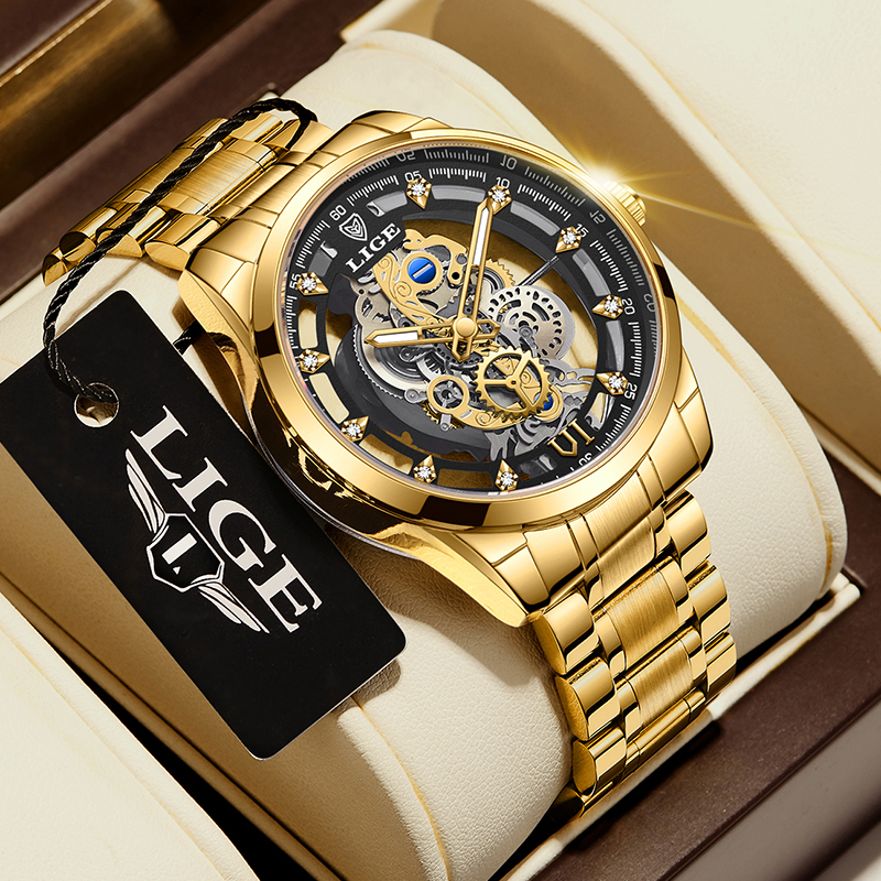 2026 LIGE Men Watch Skeleton A - Smartwatch Watches For Men Brands incelemesi ve fiyatı