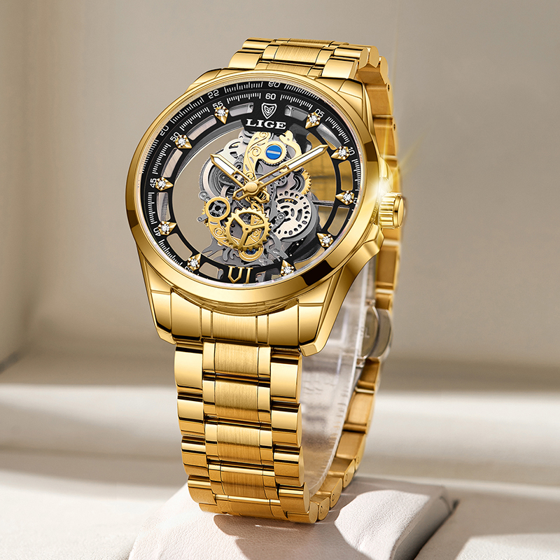 2026 LIGE Men Watch Skeleton A - Smartwatch Watches For Men Brands incelemesi ve fiyatı