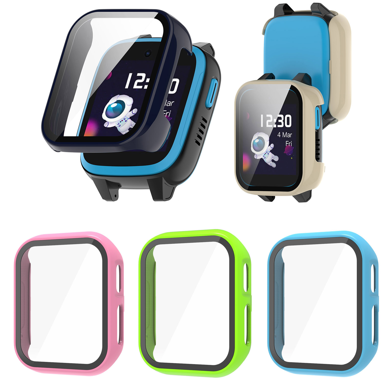Hard Edge Shell Glass Screen P - Smartwatch Watches Kids incelemesi ve fiyatı