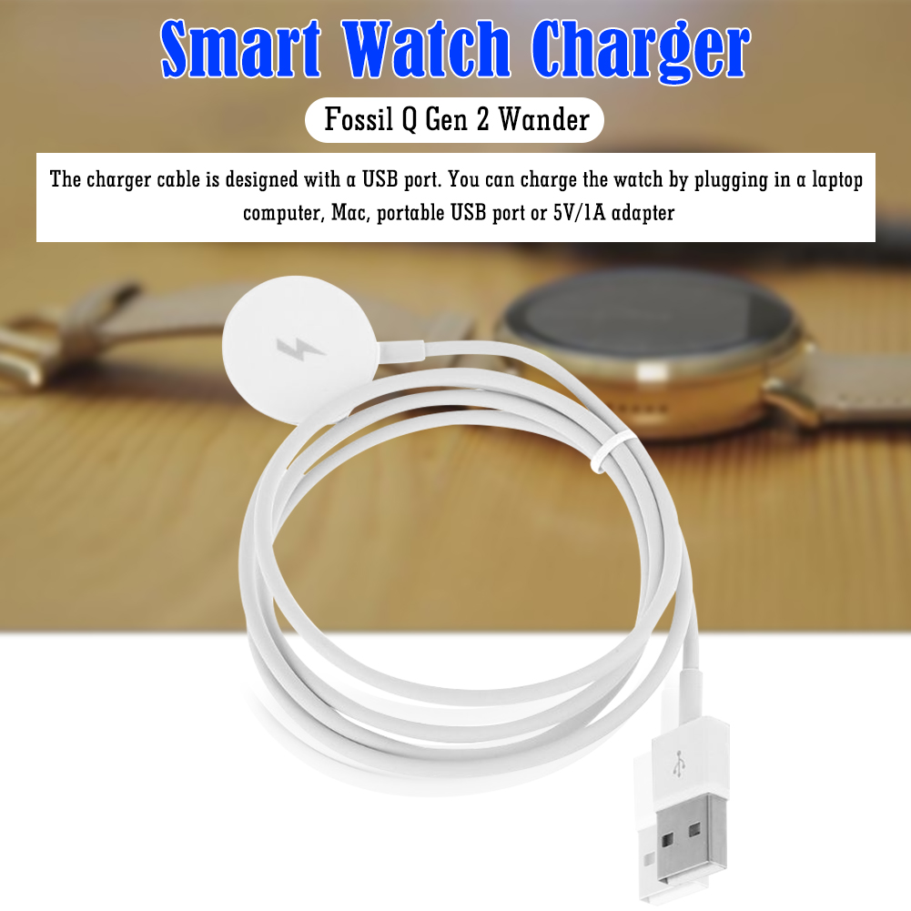 1m Smart Watch Magnetic Charge - Fossil Watches Smartwatch Charger incelemesi ve fiyatı