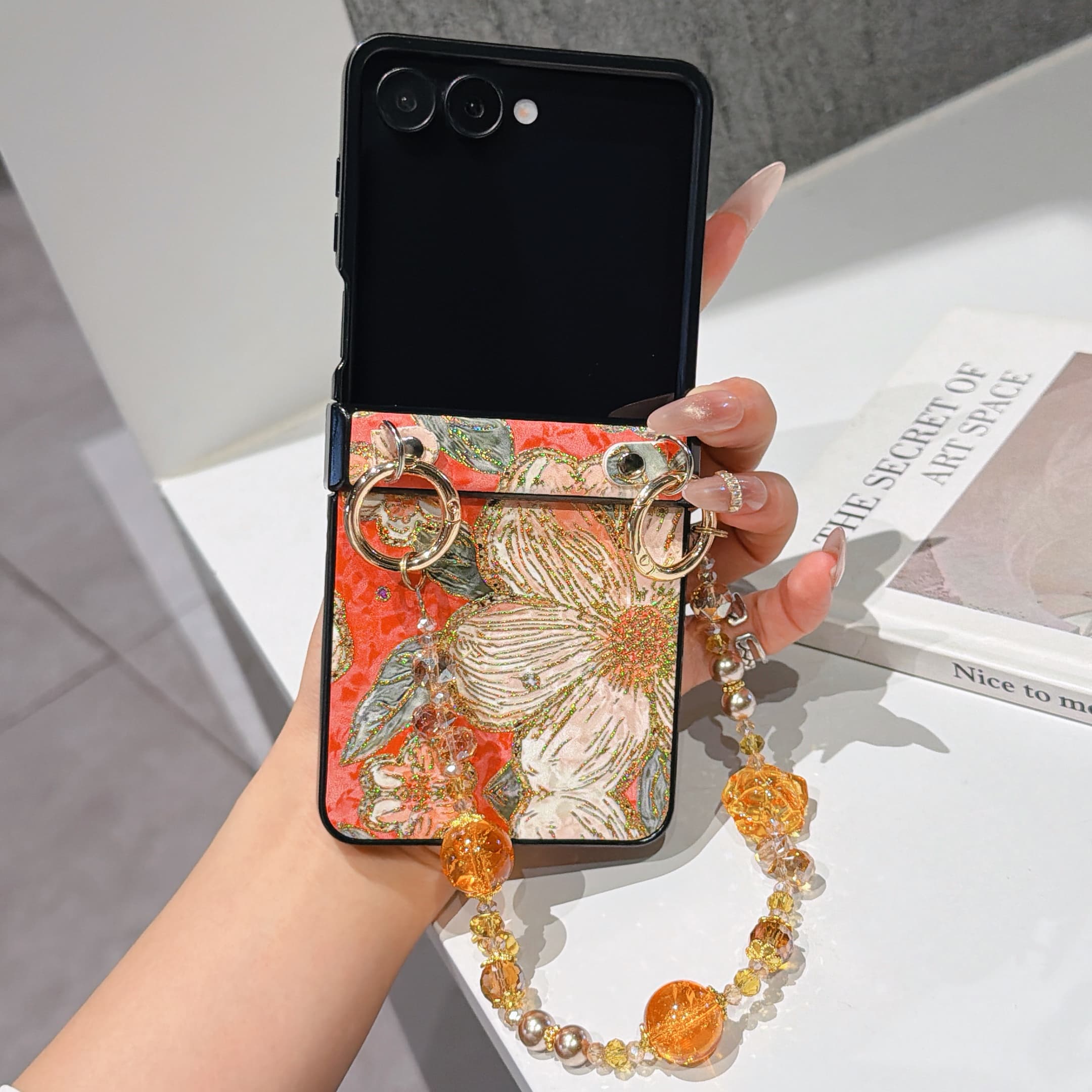 Hinge Protection PU Leather Co - Samsung Galaxy Strap incelemesi ve fiyatı
