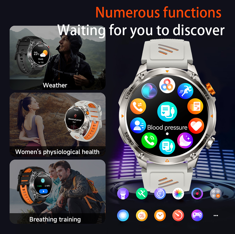 2026 New T-Rex3 Pro 1100mAh Ba - Smartwatch Running Watches For Men incelemesi ve fiyatı