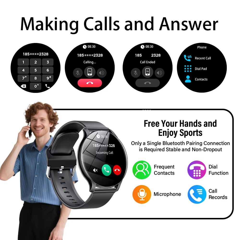 2025 New Smart Watch Heart Rat - Smartwatch Health Watches incelemesi ve fiyatı