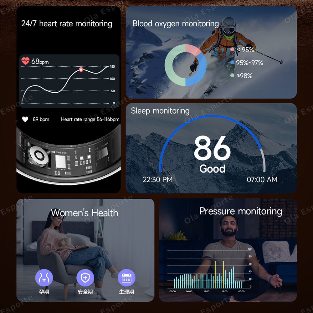 Newest Smart Ring Call Message - Smartwatch Health Watches incelemesi ve fiyatı