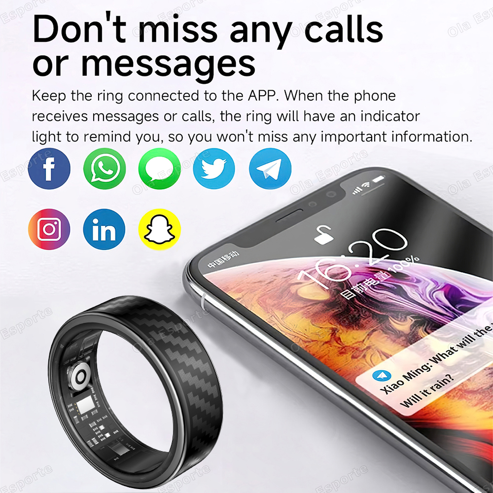 Newest Smart Ring Call Message - Smartwatch Health Watches incelemesi ve fiyatı