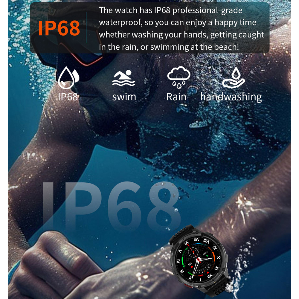 GPS Outdoor Sports Bluetooth S - Smartwatch Running Watches For Men incelemesi ve fiyatı