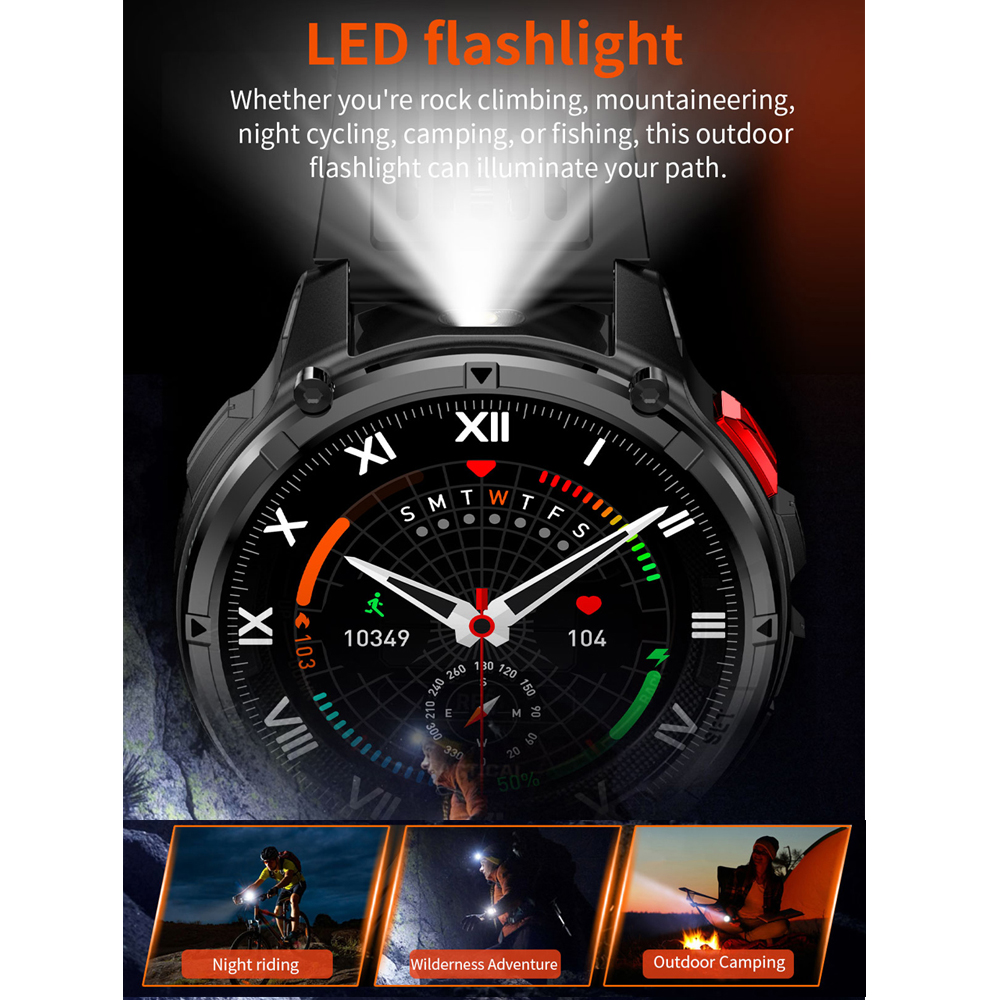 GPS Outdoor Sports Bluetooth S - Smartwatch Running Watches For Men incelemesi ve fiyatı