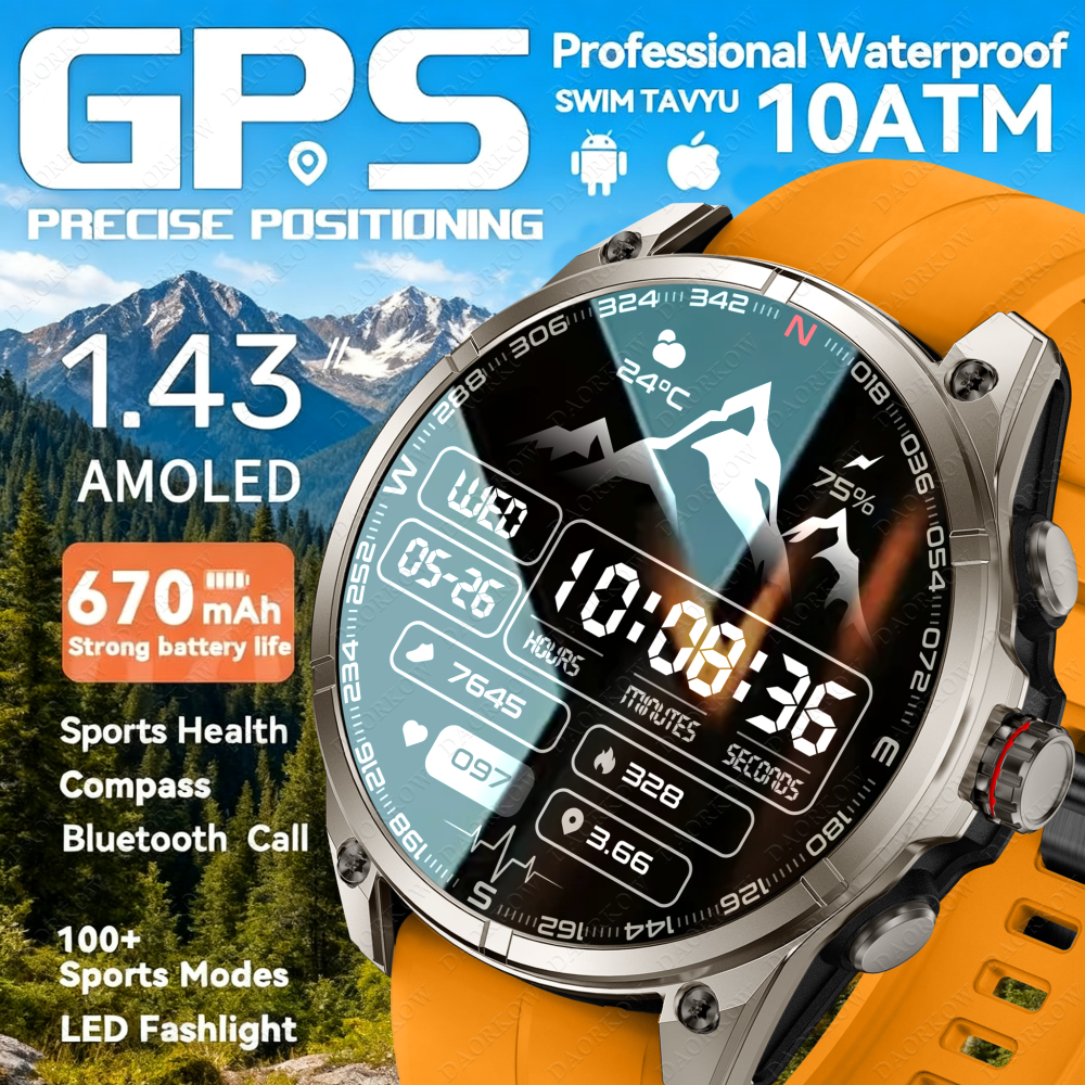 DAORKOW 2025 latest outdoor sp - Smartwatch Latest Watches For Men incelemesi ve fiyatı