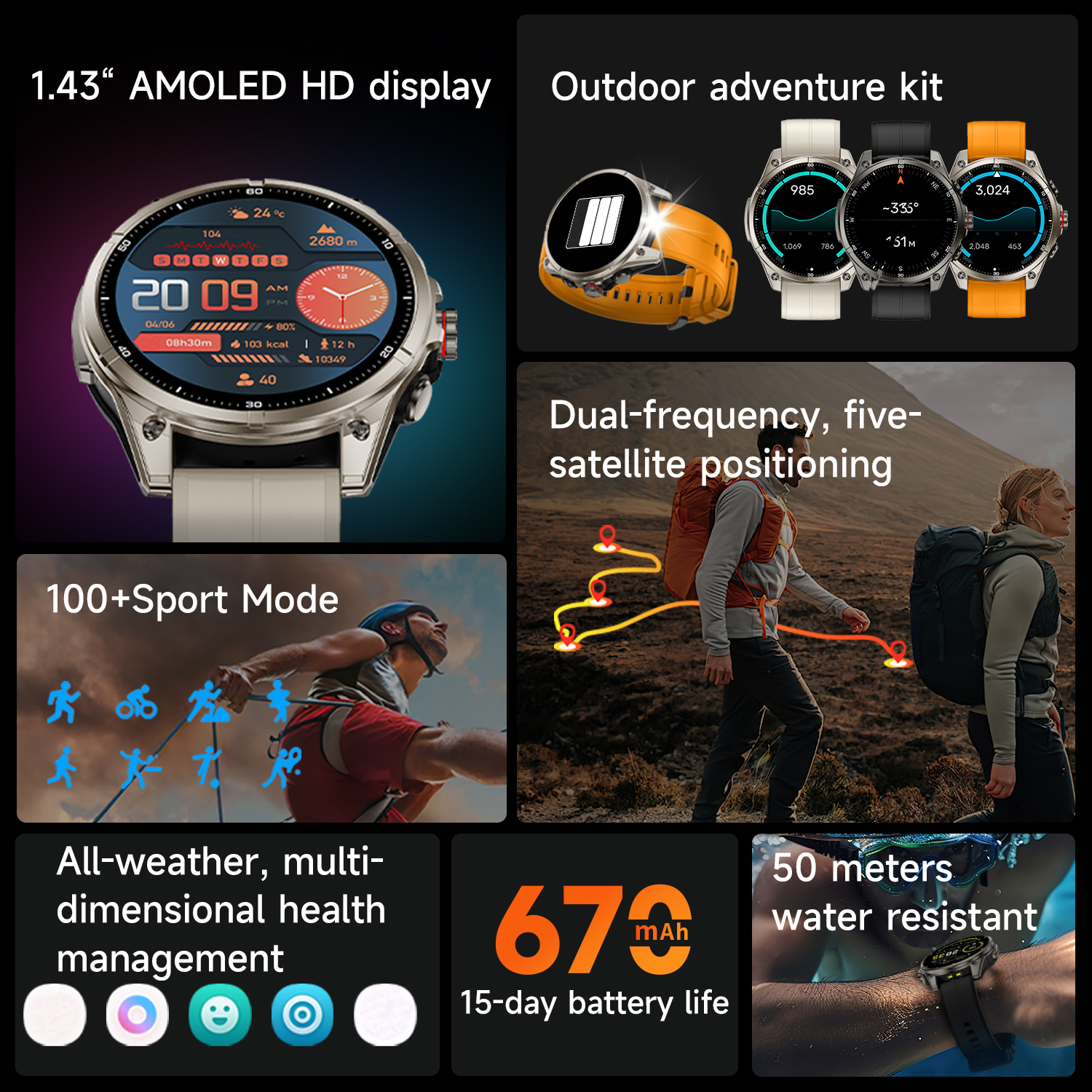 DAORKOW 2025 latest outdoor sp - Smartwatch Latest Watches For Men incelemesi ve fiyatı