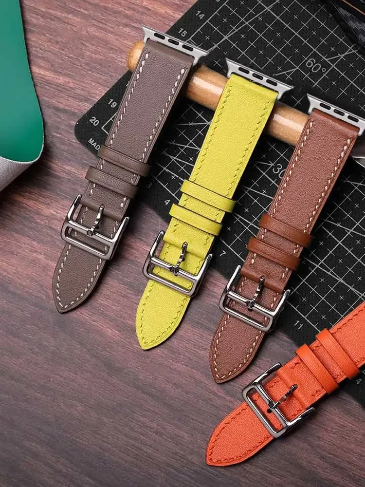 Leather Watch band for Apple W - Smartwatch Apple Watches For Men incelemesi ve fiyatı