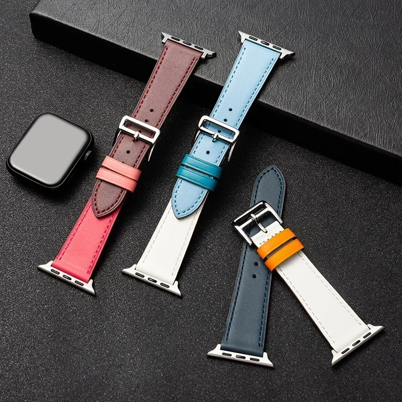 Leather Watch band for Apple W - Smartwatch Apple Watches For Men incelemesi ve fiyatı