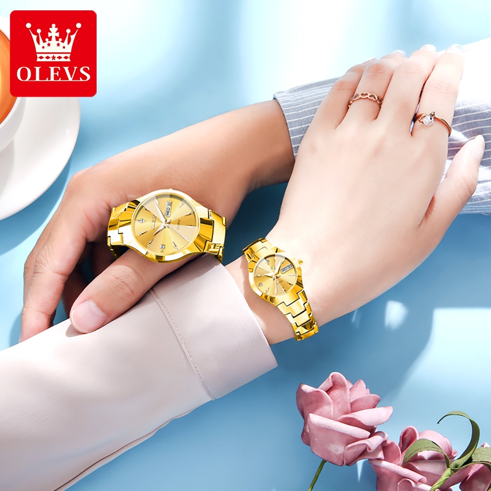OLEVS TOP Brand Gold Watches f - Smartwatch Watches For Men Brands incelemesi ve fiyatı