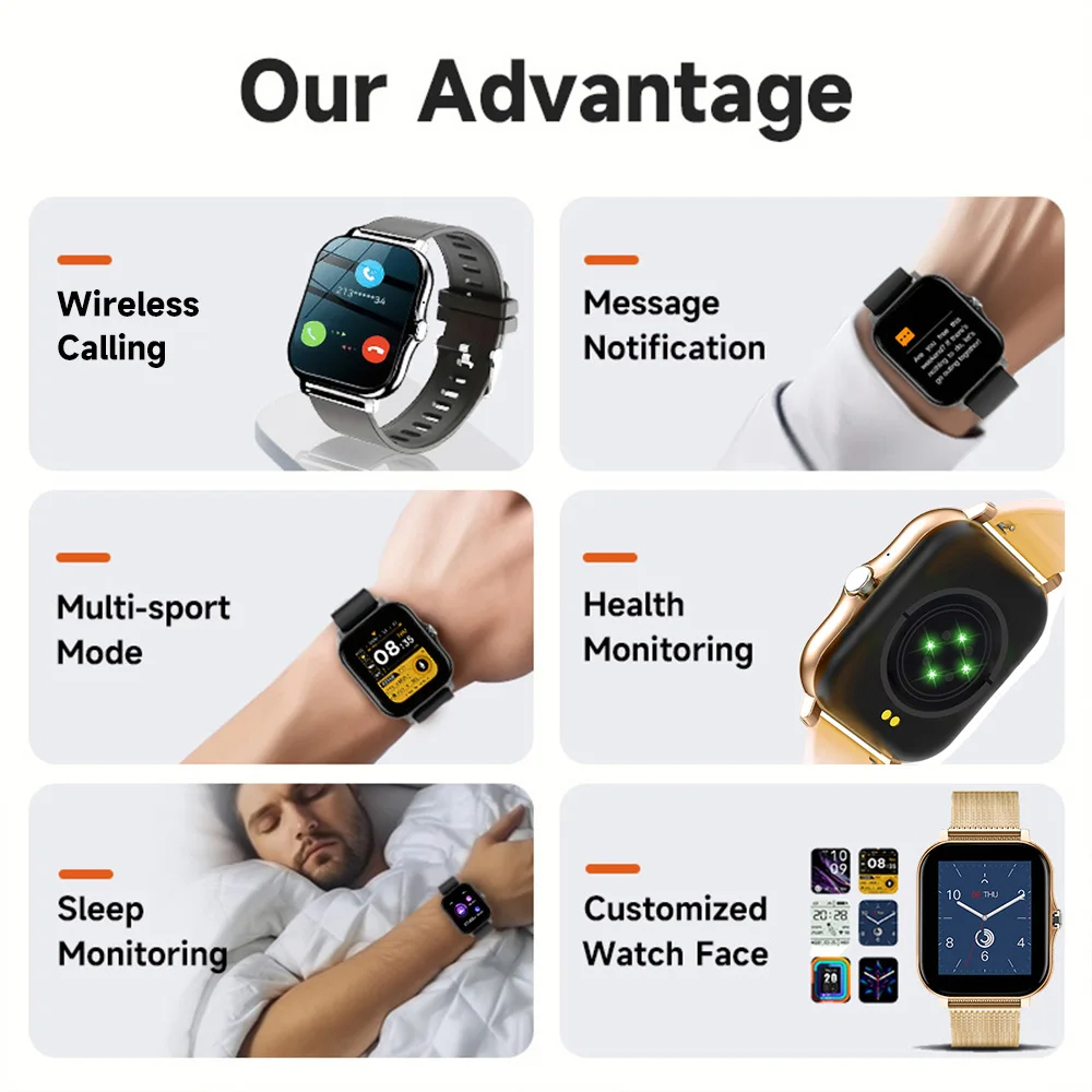 Smart Watch For Android IOS Wa - Smartwatch Sports Watches For Women incelemesi ve fiyatı