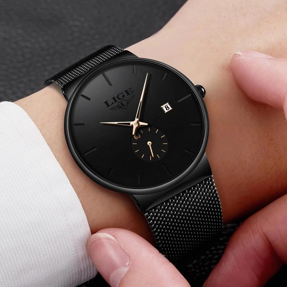 LIGE Fashion Mens Watches Top  - Smartwatch Watches For Men Brands incelemesi ve fiyatı