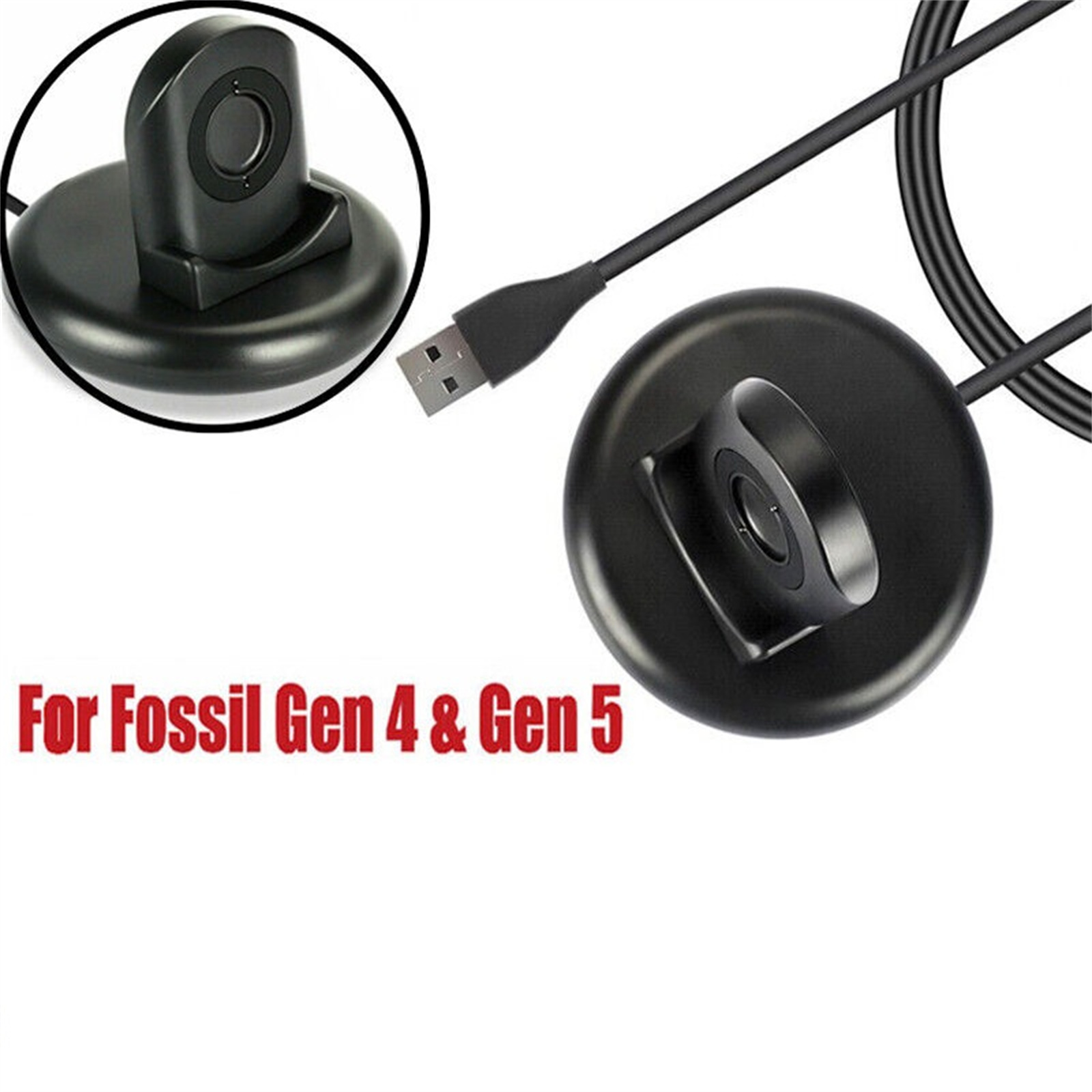 Premium Quality 5V USB Smart W - Fossil Watches Smartwatch Charger incelemesi ve fiyatı