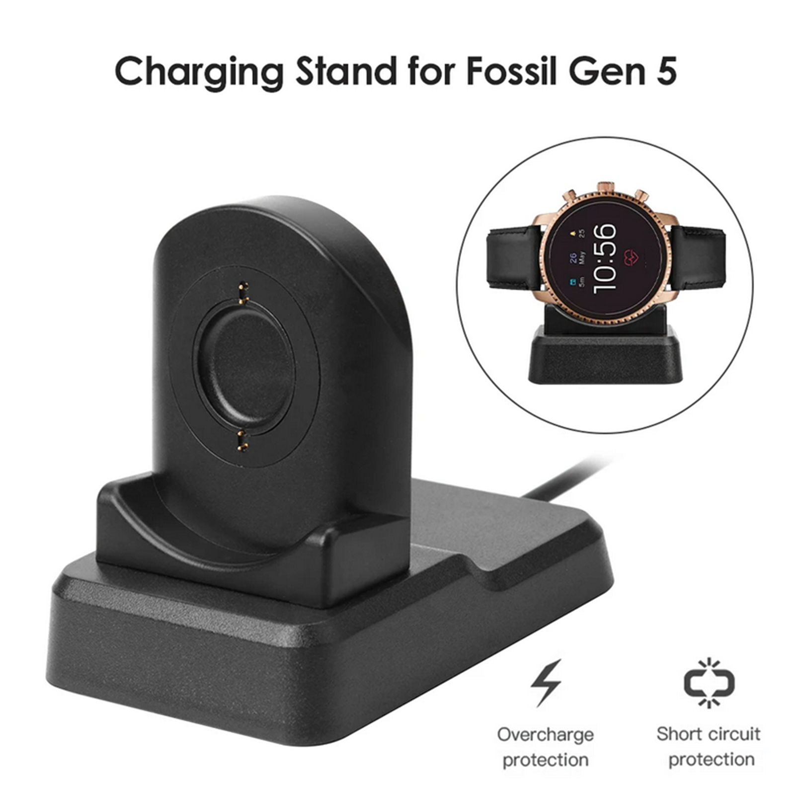 Premium Quality 5V USB Smart W - Fossil Watches Smartwatch Charger incelemesi ve fiyatı