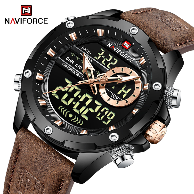 New NAVIFORCE Men Watches Quar - Smartwatch Watches For Men Brands incelemesi ve fiyatı