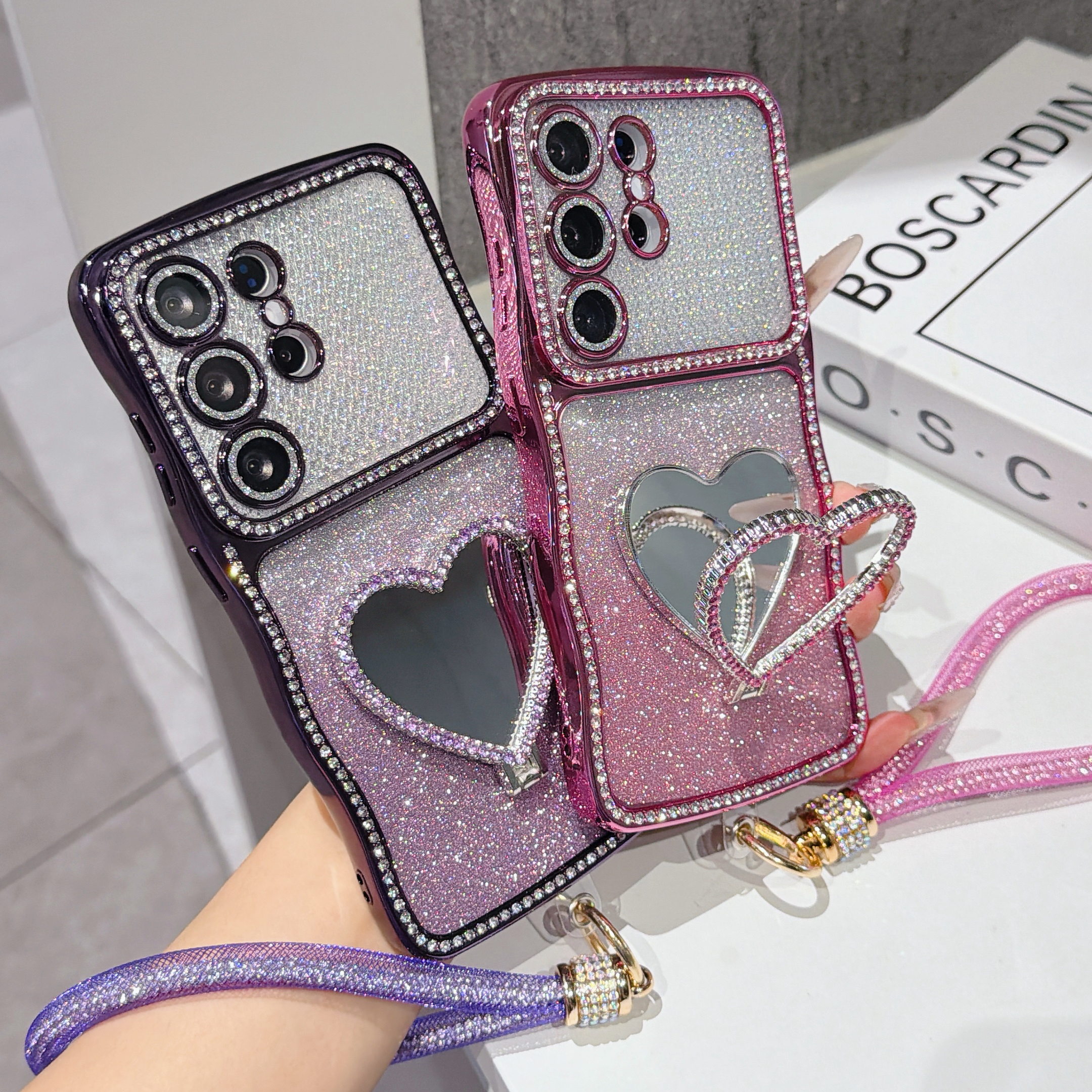 Gradient Glitter Rhinestone Ph - Samsung Galaxy Strap incelemesi ve fiyatı