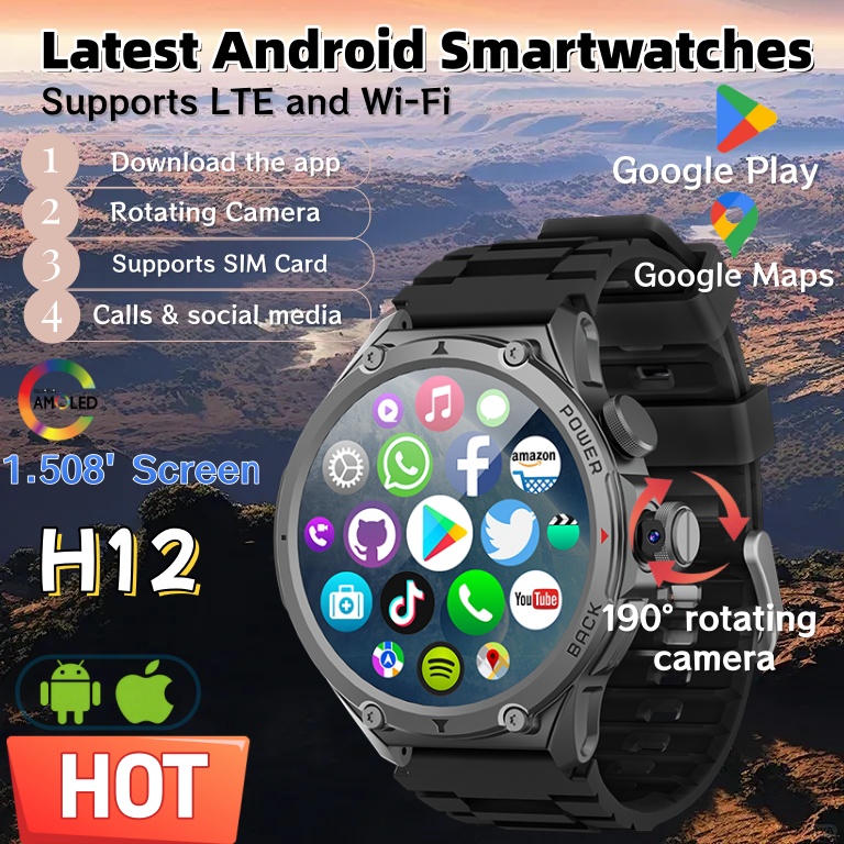 Latest Model H12 Smart Watch 4 - Smartwatch Latest Watches For Men incelemesi ve fiyatı