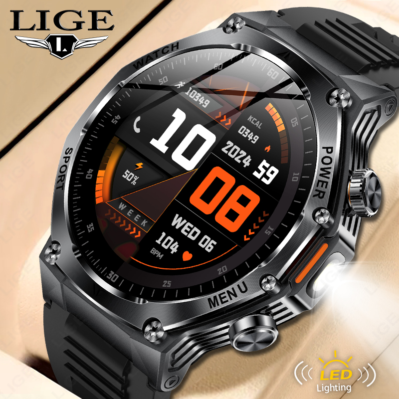 LIGE New Men 800mAh Ultra Long - Smartwatch Latest Watches For Men incelemesi ve fiyatı