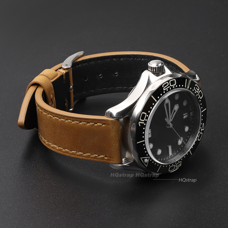 Vintage Cowhide Watch Strap Qu - Smartwatch Vintage Watches For Men incelemesi ve fiyatı
