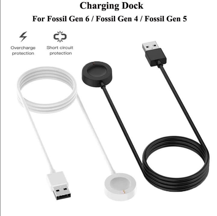 1M USB Magnetic Fast Charge Ch - Fossil Watches Smartwatch Charger incelemesi ve fiyatı