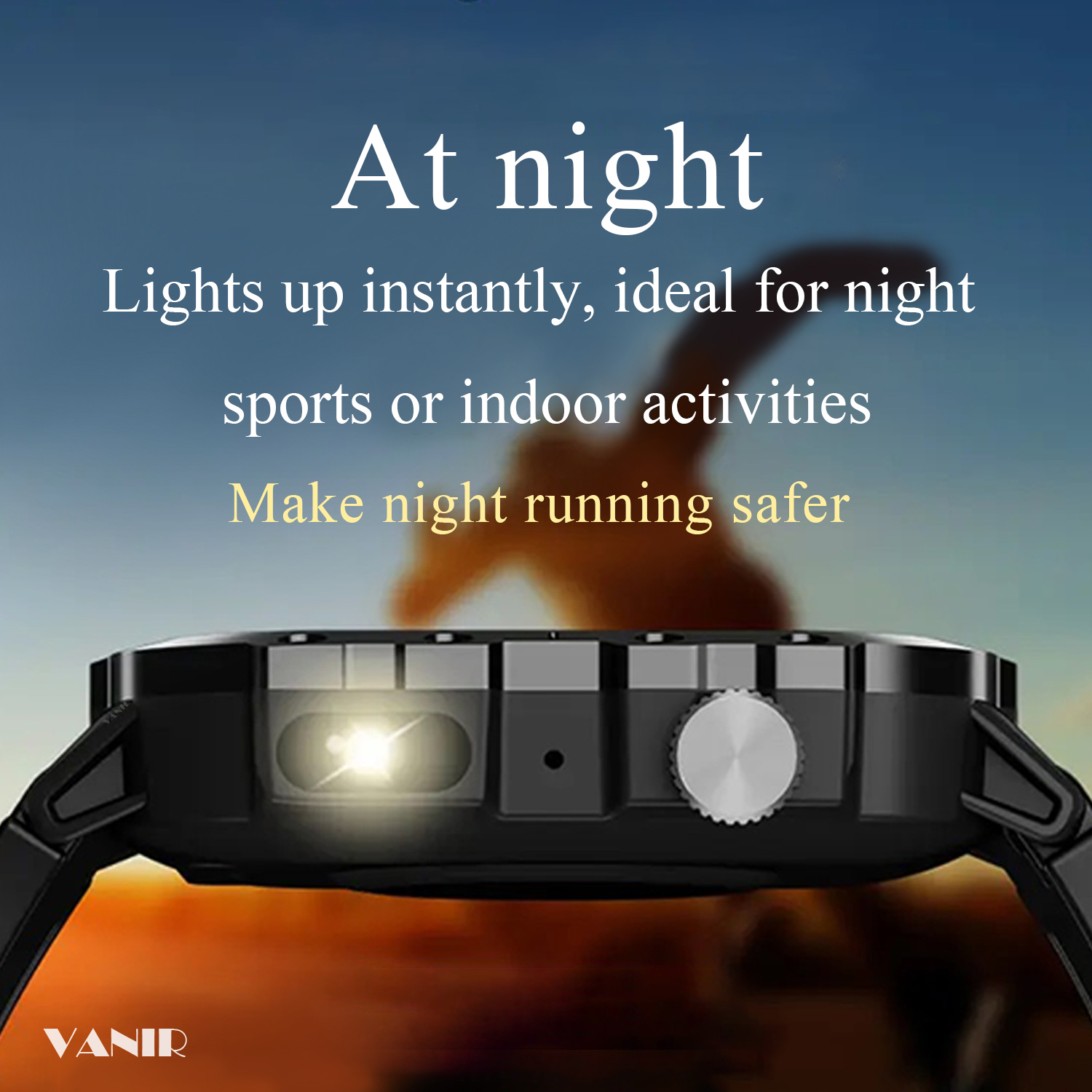 VANIR Bluetooth Smartwatch - M - Smartwatch Square Watches For Men incelemesi ve fiyatı