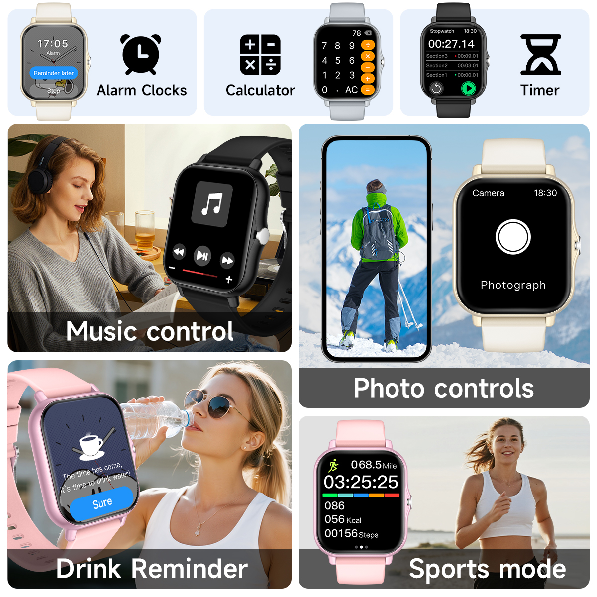 New Smartwatch 1.83-inch Touch - Smartwatch Sports Watches For Women incelemesi ve fiyatı