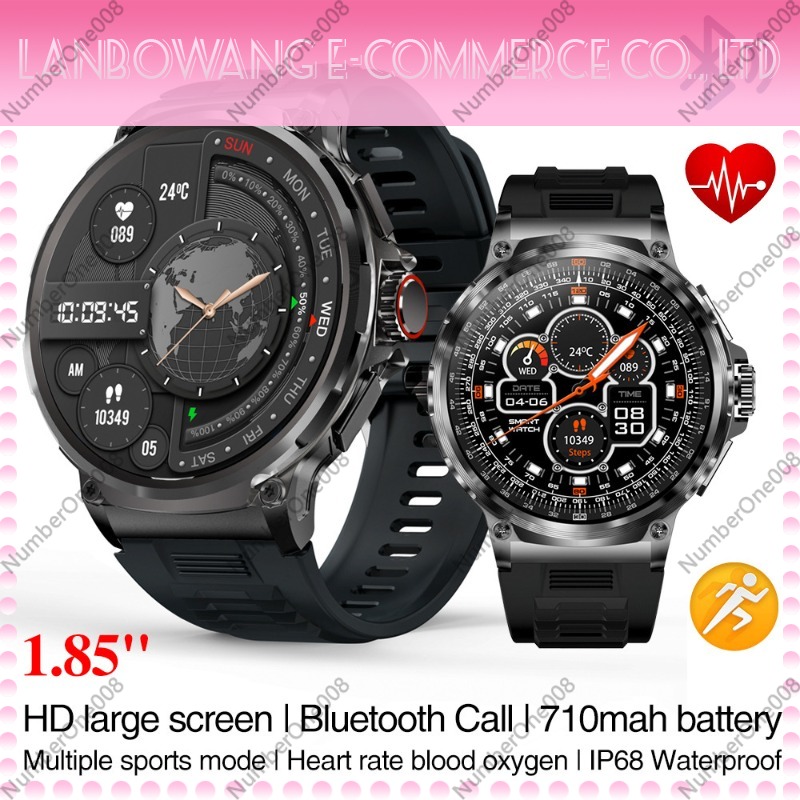 1.85 Inch HD Smart Watch, Blue - Smartwatch Health Watches incelemesi ve fiyatı
