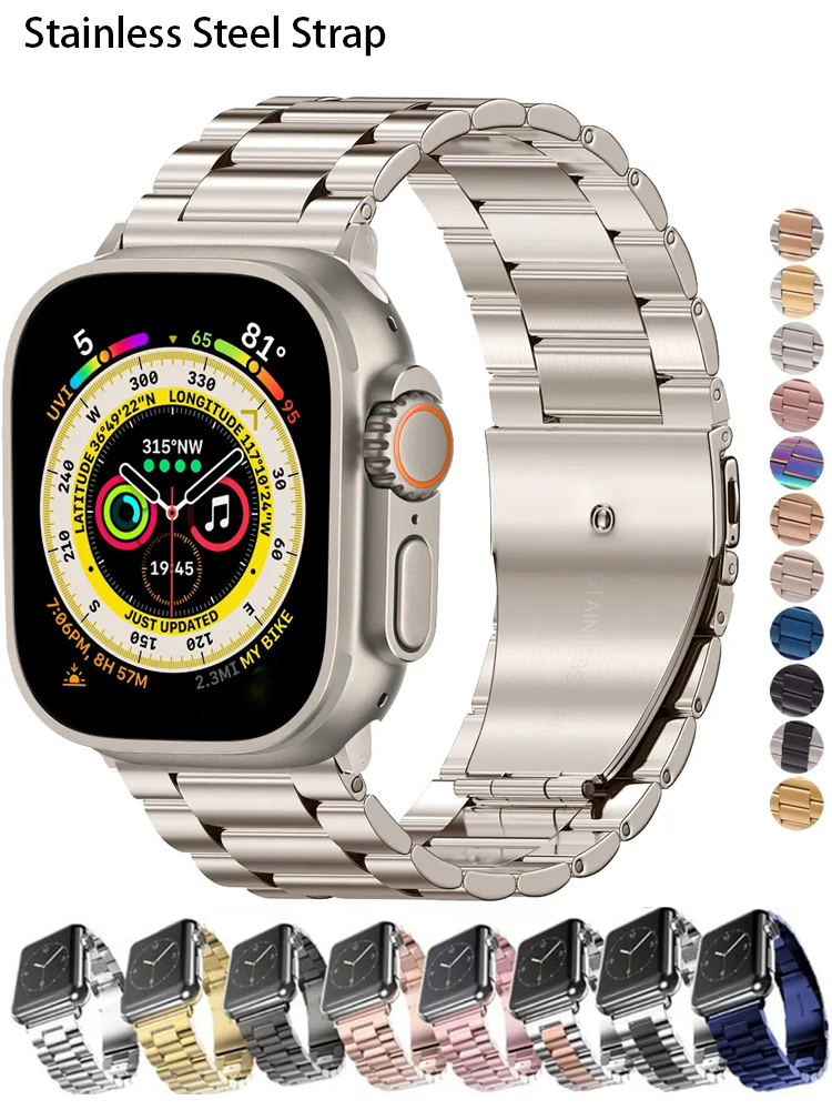 Metal strap For Apple watch Ul - Smartwatch Apple Watches For Men incelemesi ve fiyatı