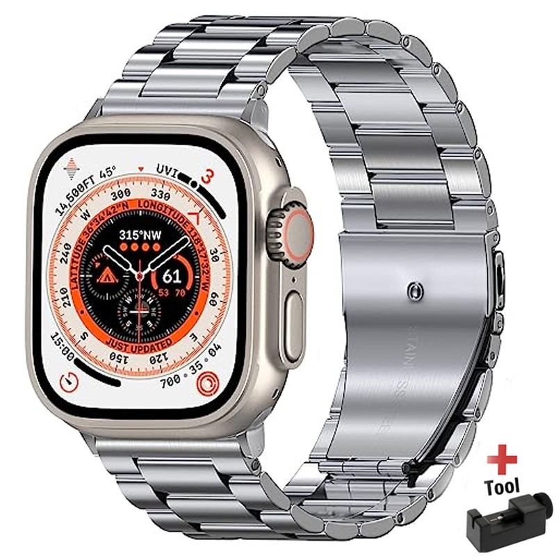 Metal strap For Apple watch Ul - Smartwatch Apple Watches For Men incelemesi ve fiyatı
