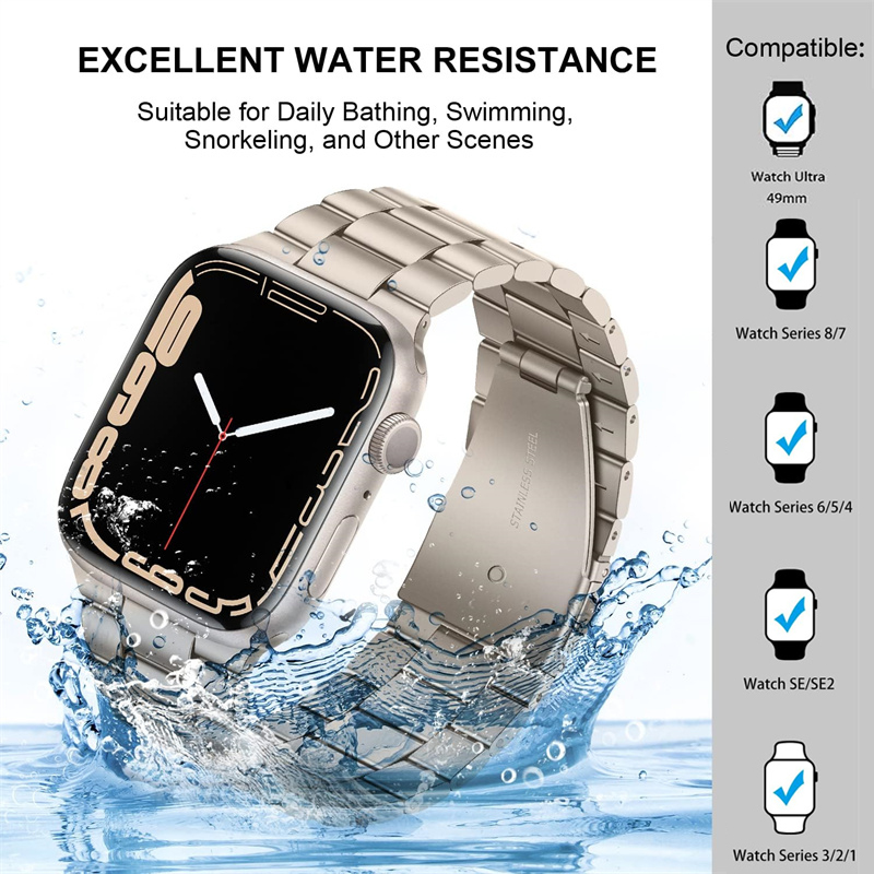 Metal strap For Apple watch Ul - Smartwatch Apple Watches For Men incelemesi ve fiyatı